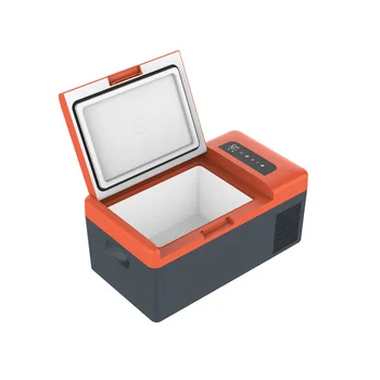 컴프레서 타입 캠핑 아이스 쿨러 박스, 휴대용 자동차 태양열 냉장고, USB 미니 냉장고, 12 볼트