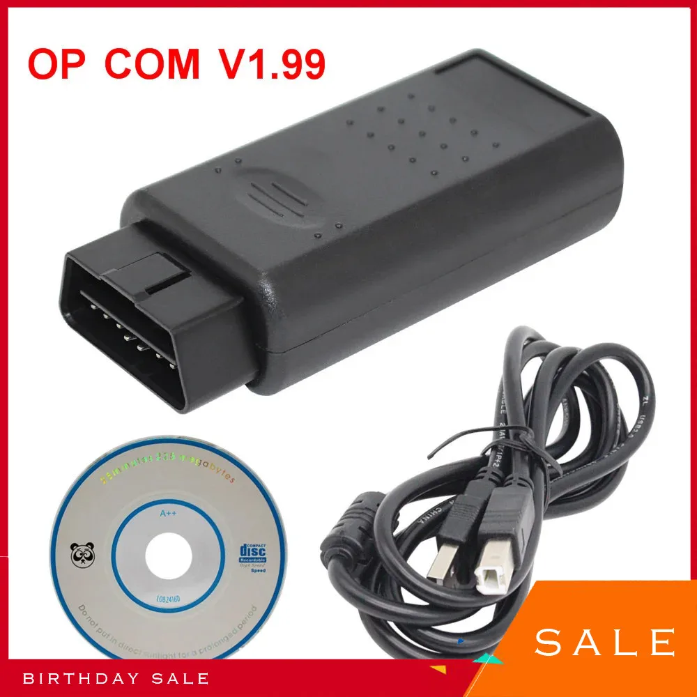 New Opcom For Opel V1.99 With 18F46K80 And FTDI Diagnostic Tool OBD OBD2 Auto Interface For Op-el AN-BUS OPCOM