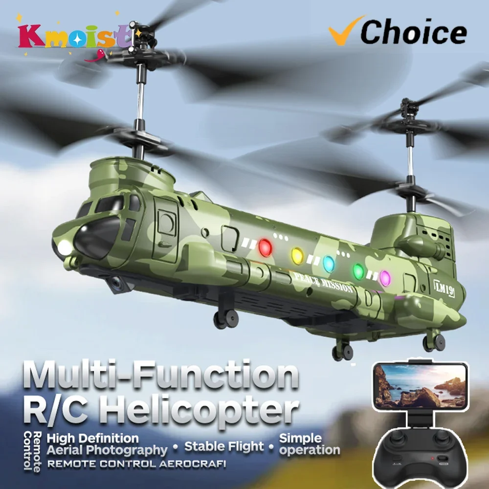 RC Hubschrauber LM19-D LED Lichter 480P Kamera HD Luftaufnahmen 2,4g Fernbedienung Flugzeug Modell Spielzeug für Jungen kinder Geschenk