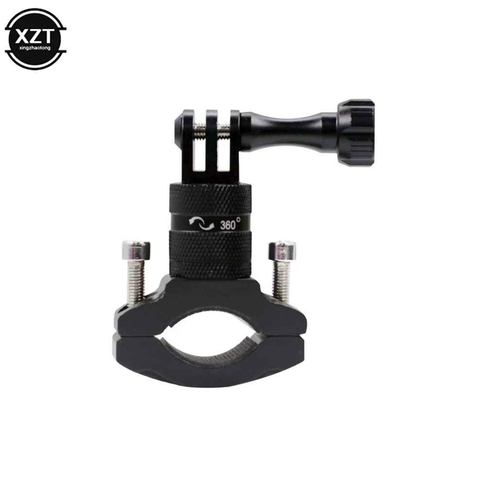 360 ° bicicleta rotatable bicicleta guiador montar suporte adaptador para gopro hero 10 9 8 7 5 sj6000 go pro acessório