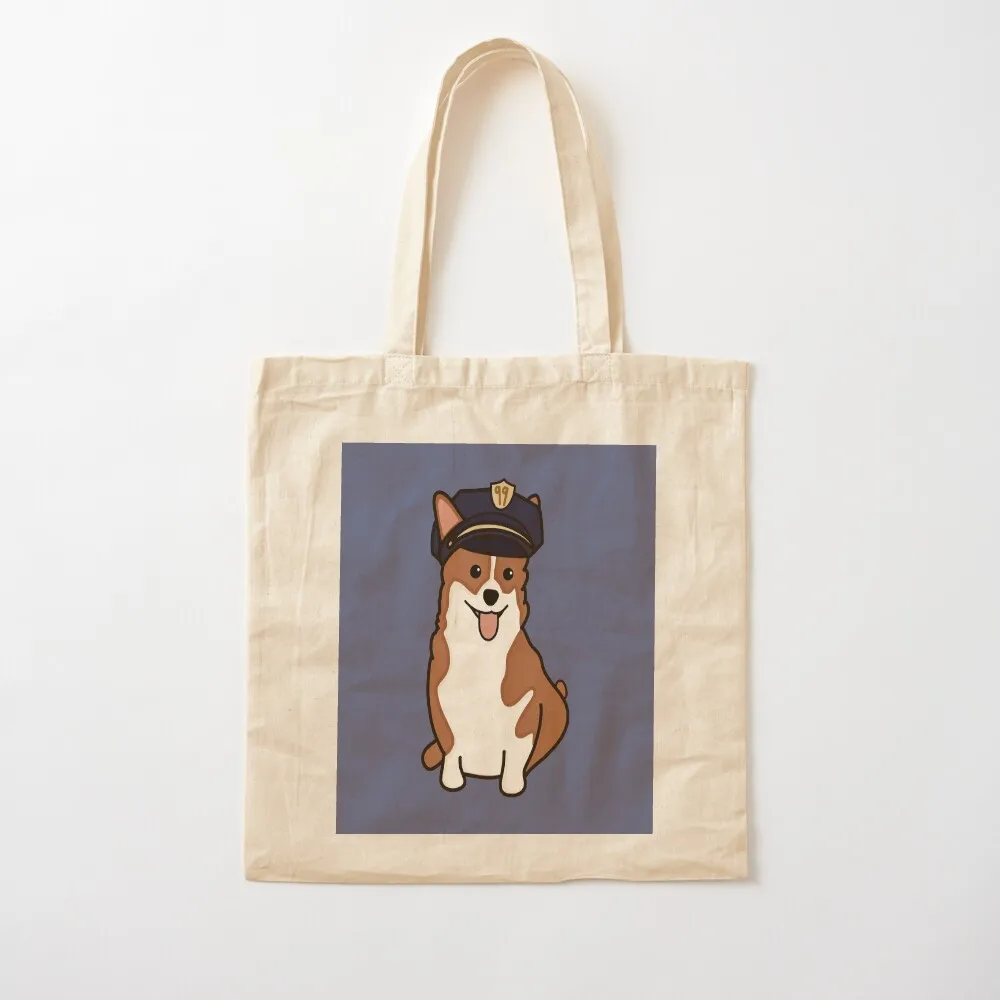 Cheddar with Police Hat Tote Bag Women's shopping bag tote bag canvas Canvas stote custom canvas