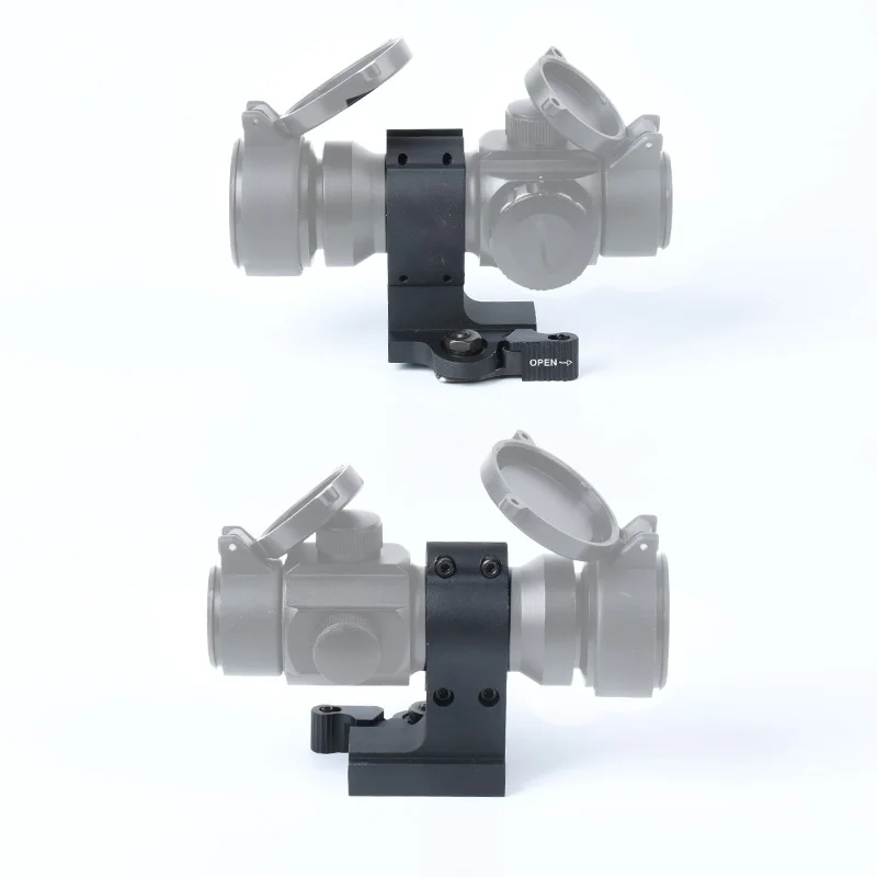 Larue M2 QD Mount Black Anodized Aluminum Low-Profile Quick Detach 20mm Picatinny Scope Mount for Precision Shooting