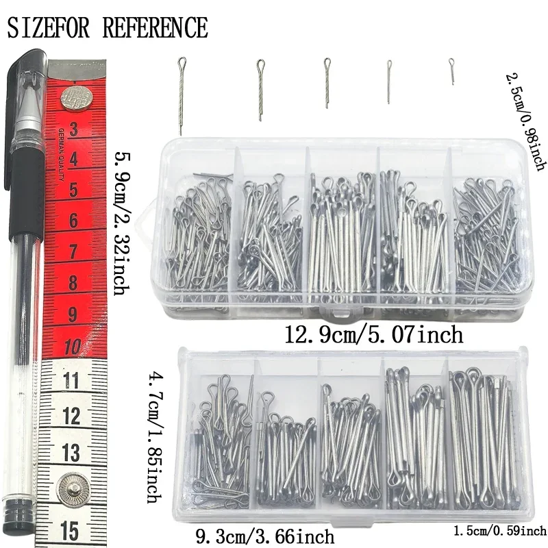 175/350pcs Cotter Pin Set - Guaranteed Secure and Reliable Connections!