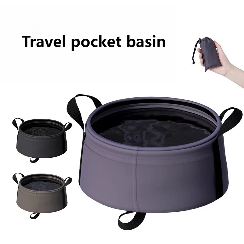 

1 шт., товары для путешествий и туризма на открытом воздухе, портативная складная раковина для хранения, портативная складная раковина для воды, многофункциональная раковина для воды