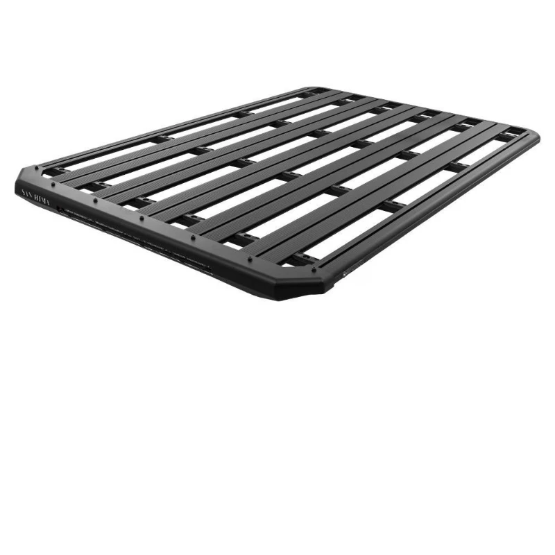 Rack de teto de plataforma com suporte e fileira única de luzes de tira LED