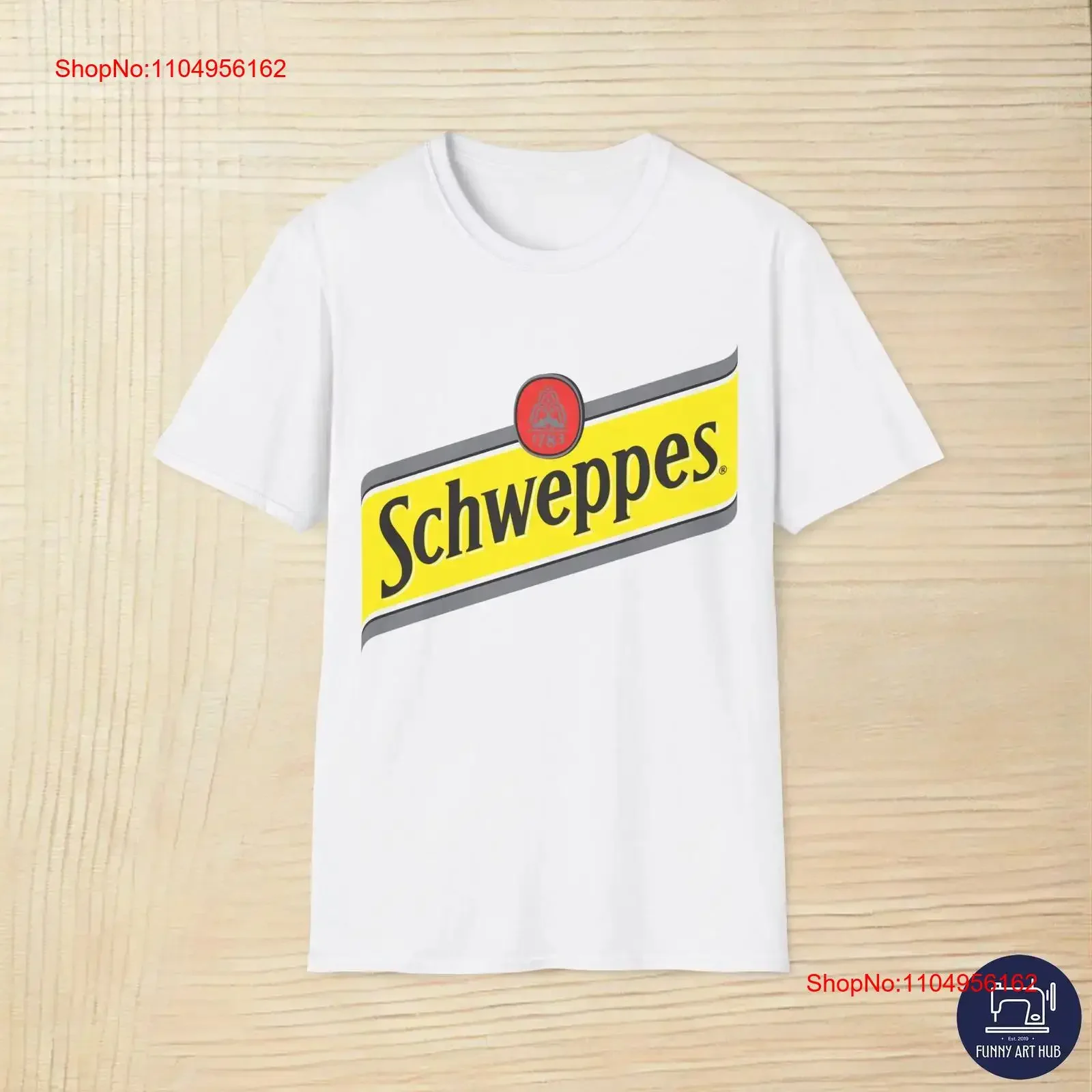Camiseta con logotipo de Schweppes, manga larga o corta, estilo vintage, ligeramente cómoda, a la moda, unisex, transpirable, para hombre