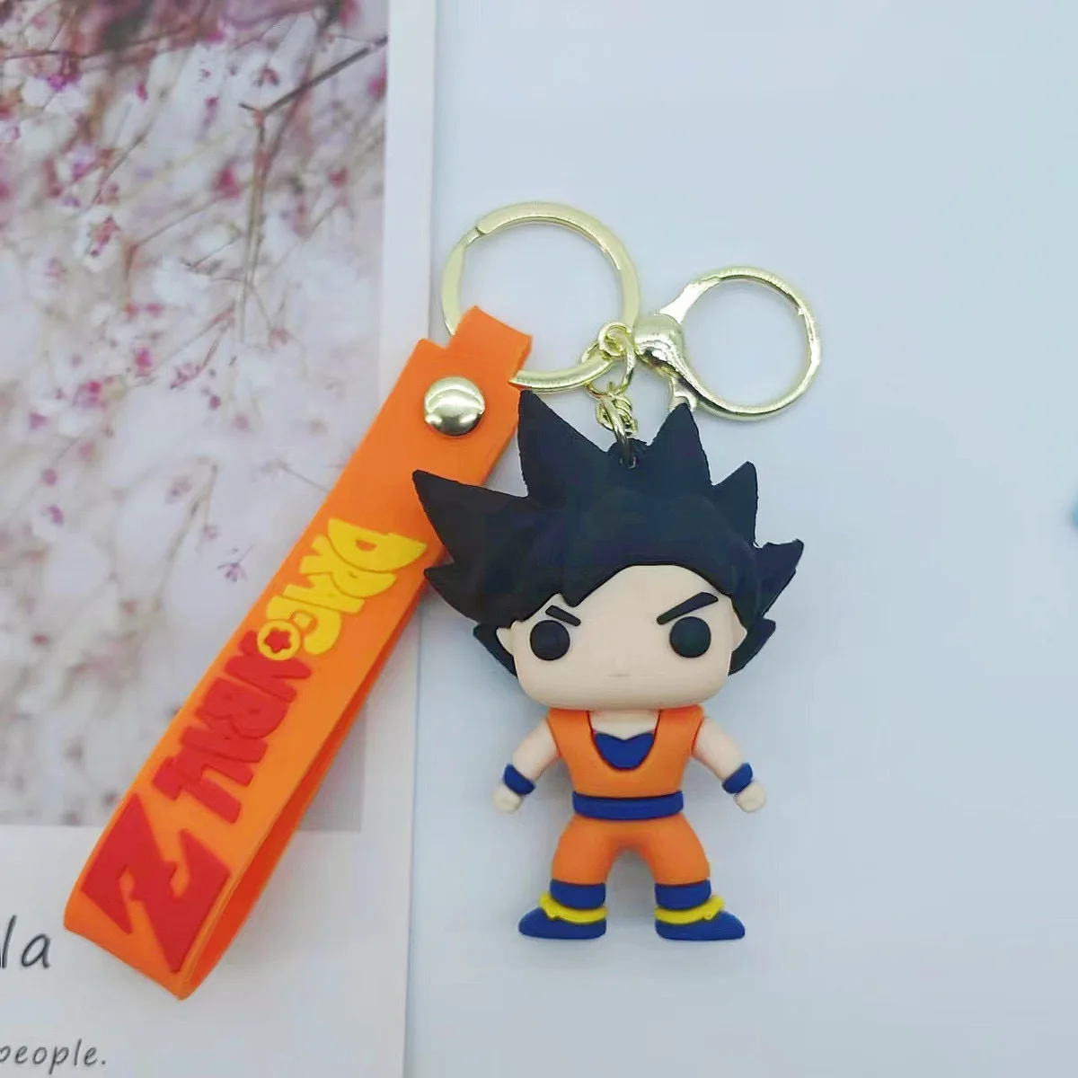 سلسلة مفاتيح إصدار Dragon Ball Q ، قلادة شخصية كرتونية ، دمية أنيمي Sun Wukong ، ديكور للكوسبلاي #2