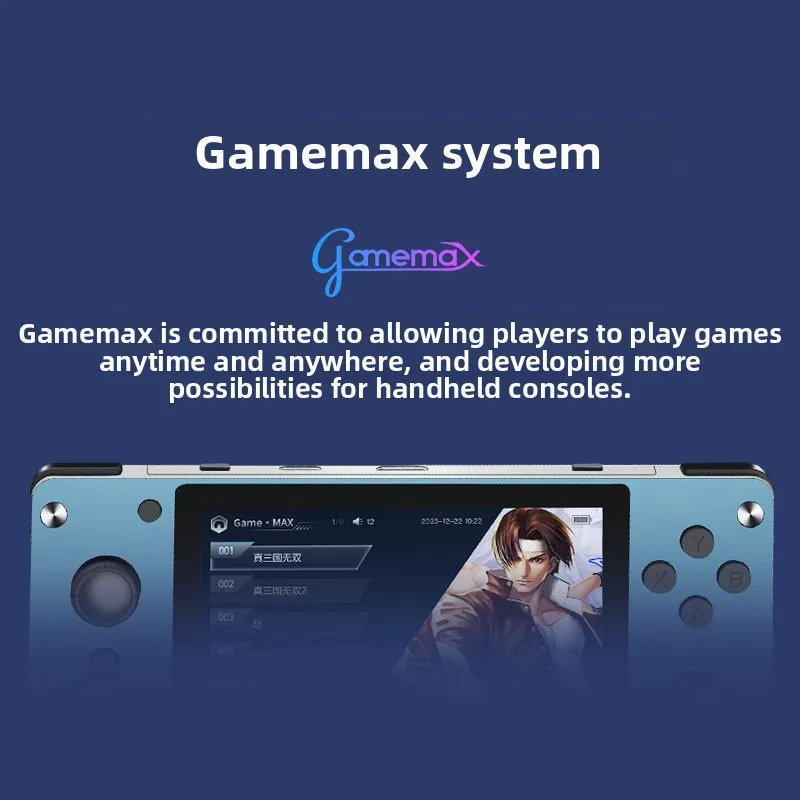 وحدة تحكم ألعاب فيديو صغيرة محمولة من Retro Determiner، لعبة كلاسيكية لاحقًا، شاشة HD IPS مقاس 4.0 بوصة، أكثر من 5000 لعبة، 12 محاكيات، A390، #5