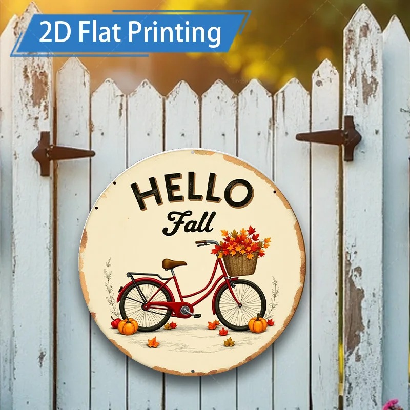 1pc 8x8inch Metal Sign