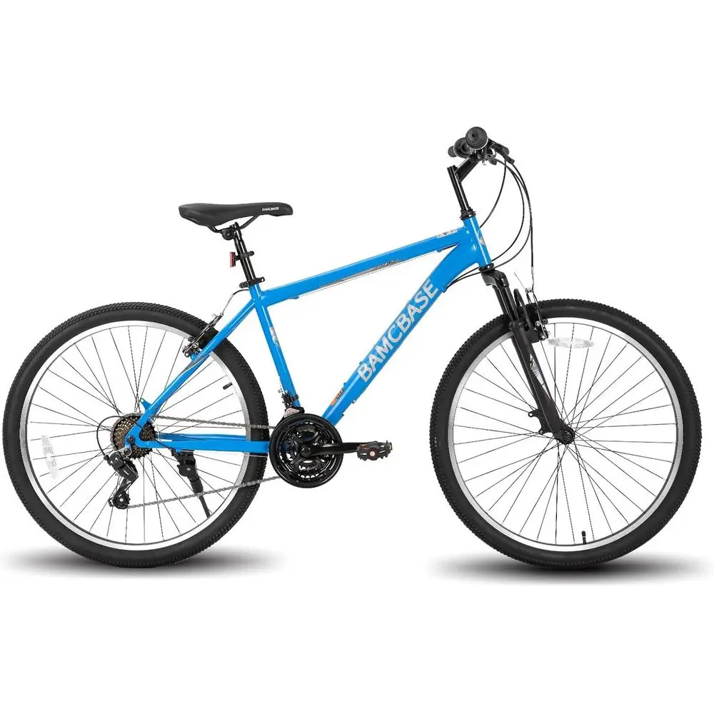 

26/27.5/29 Mountain Bike, 21-Speed, High-Tensile Steel Frame, V-Brakes, Unisex MTB for Adults