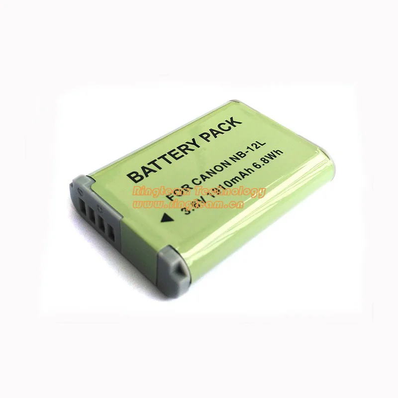 2pcs 1910MAh NB-12L NB 12L NB12L Battery for Canon PowerShot G1 X Mark II G1X Mark 2 for PowerShot N100 N100 VIXIA mini X