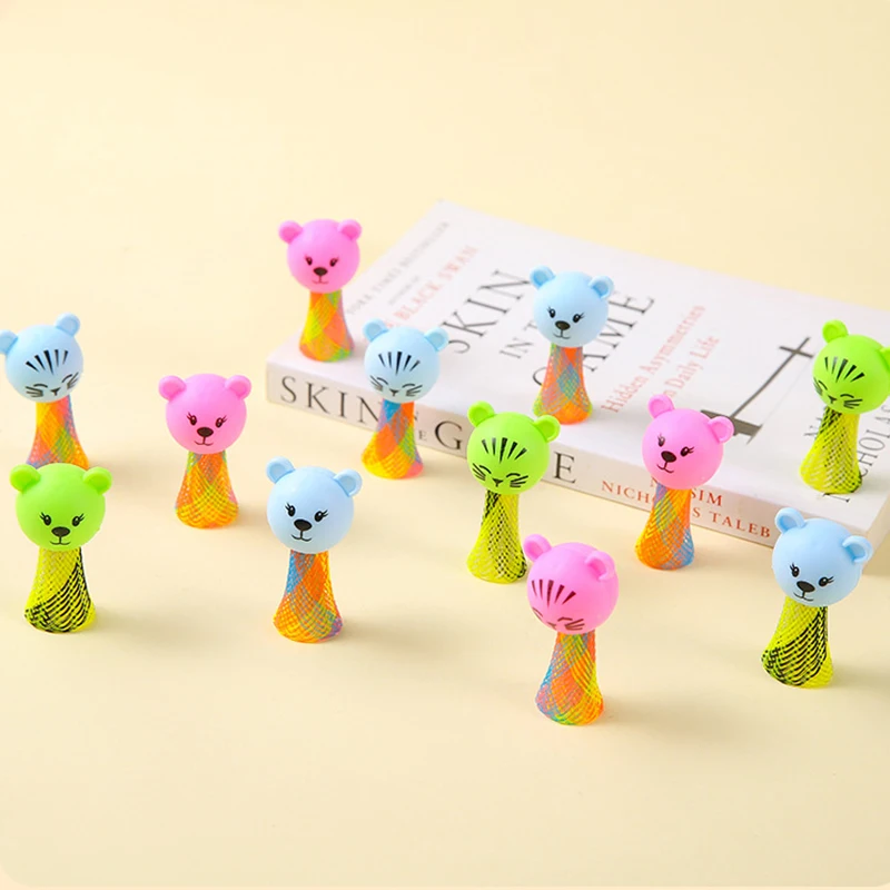 10/100Pcs Cartoon Mini Animal Jumping Doll giochi giocattoli per bambini festa di compleanno bomboniere Goodie Bag Baby Shower Piniata Fillers Gift