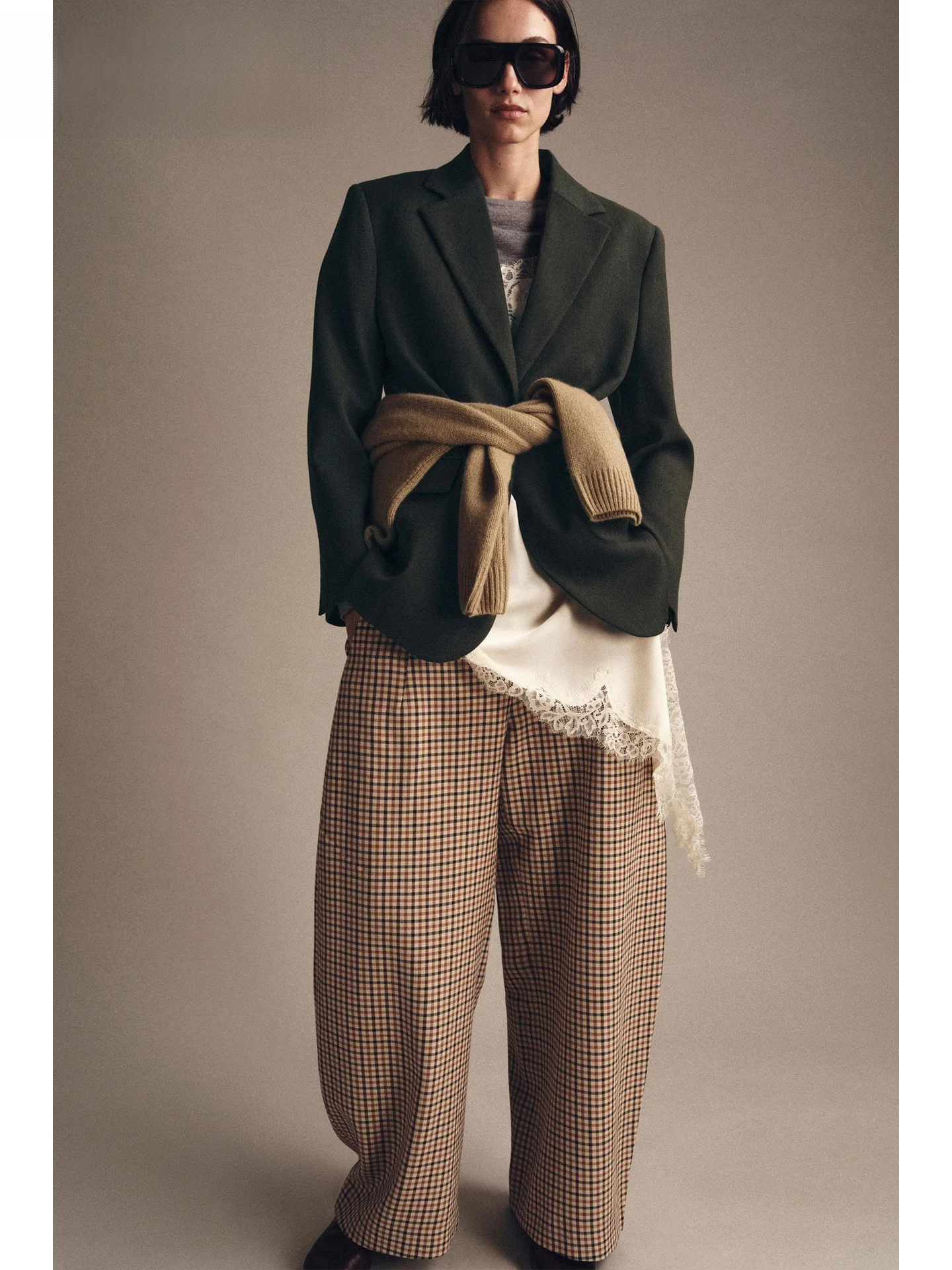 

ZAPRHA повседневный свободный женский костюм Jaet, осень 2021, Faion для отдыха Ele Sle Long Sve, застежка на одной пуговице