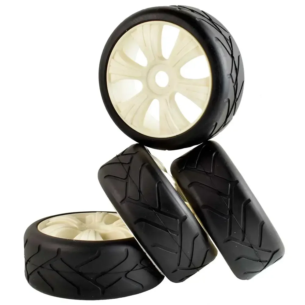 RC 82-T805 Wheel & Rubber Tires insert sponge 4Pcs For HSP 1:8 Off-Road Buggy