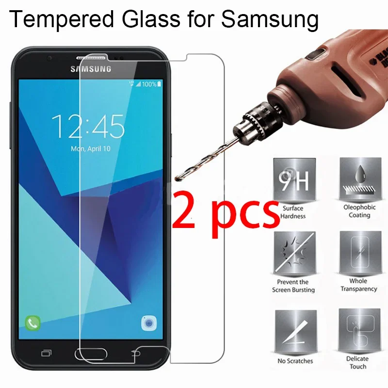 1/2pcs 9H HD Screen Protector for Samsung Galaxy S7 S6 S5 S4 Mini Toughed Hard Tempered Glass Protective Glass On Galaxy S3 Neo