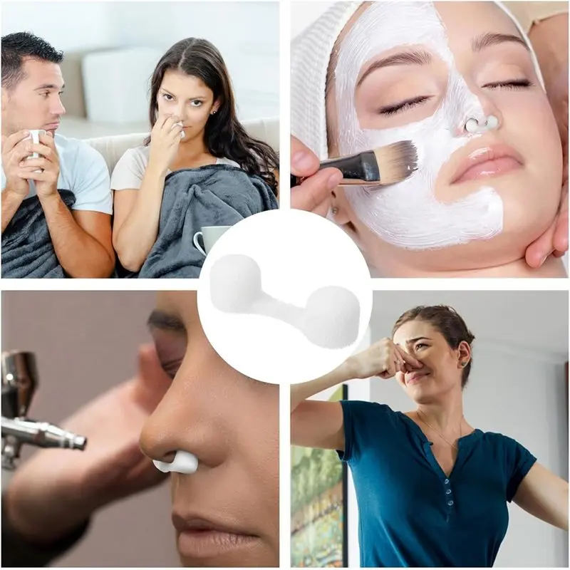 NEW HOT In Stock-Disposable 100Pcs Nose Plug Filter Dust Sponge Nostril Filters For Sprays Tanning Welding Dustconstruction Dust