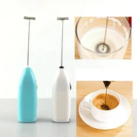 Electric Milk Frother Egg Whisk Beater Battery Powered Handheld Foam Maker with Stand for Kitchen Milk Coffee Egg Stirring Tools 2