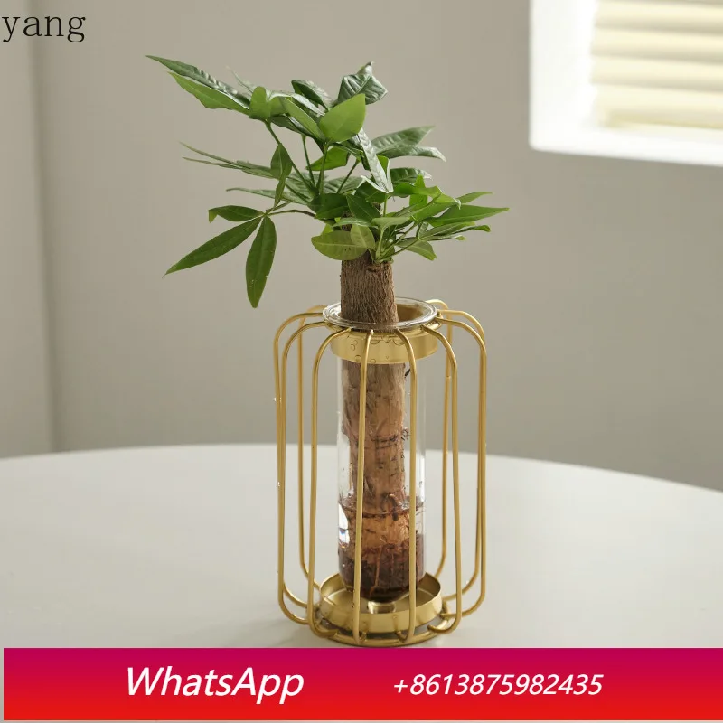 

Прозрачная стеклянная ваза-пробирка LMM для гидропоники, креативный декор для цветочных композиций в гостиной