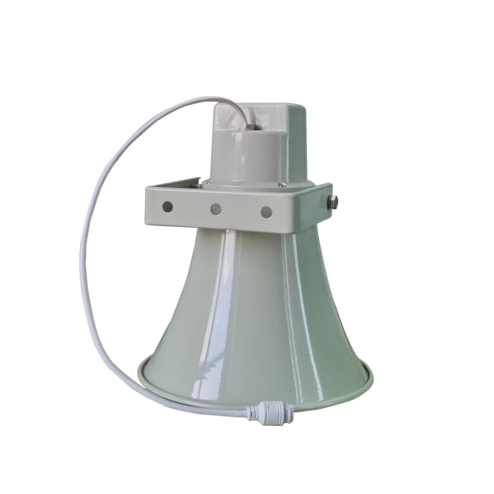 30W IP Horn Loudspeakers Powered by POE Dust/Waterproof Built-in Amplifier Network RJ45 IP Audio Endpoints