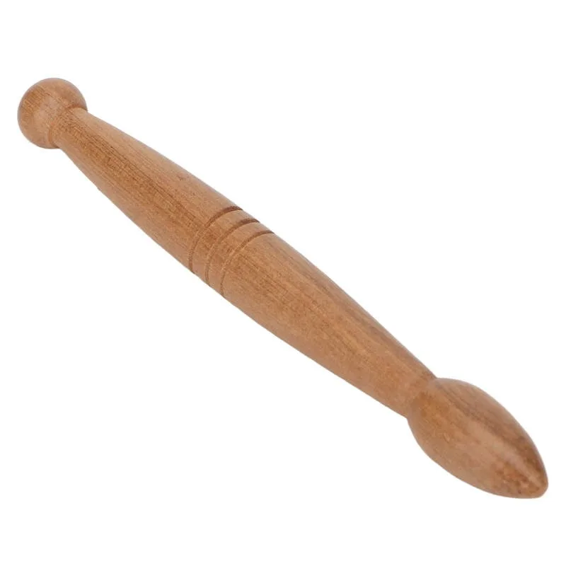 Foot Wooden Stick Wavy Structure Ergonomic Massage Foot Stick Tool for Office for Travel Home Hand Massage Tool