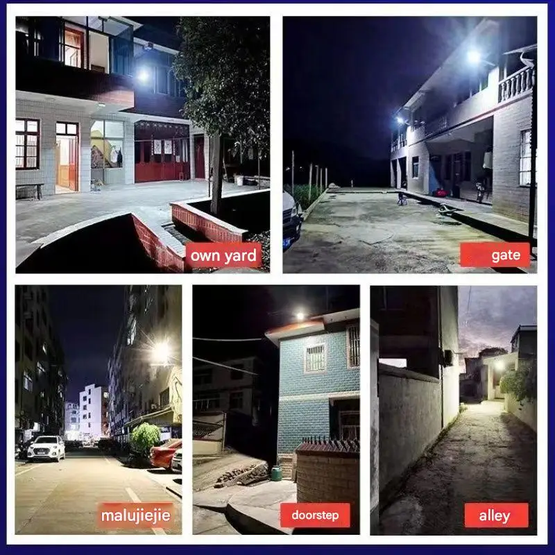 مصباح جداري جديد خارجي مقاوم للماء فيلا فناء مصباح حديقة قابل لإعادة الشحن ضوء مستشعر الباب الخارجي