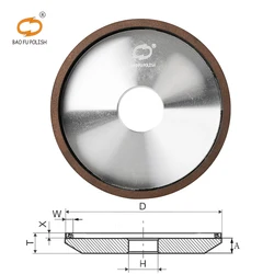 125mm Diamond Sharpening Disc Grinding Carbide Steel Tungsten Saw Blade Sharpener Top Angle Milling Tool Grinder of circular saw