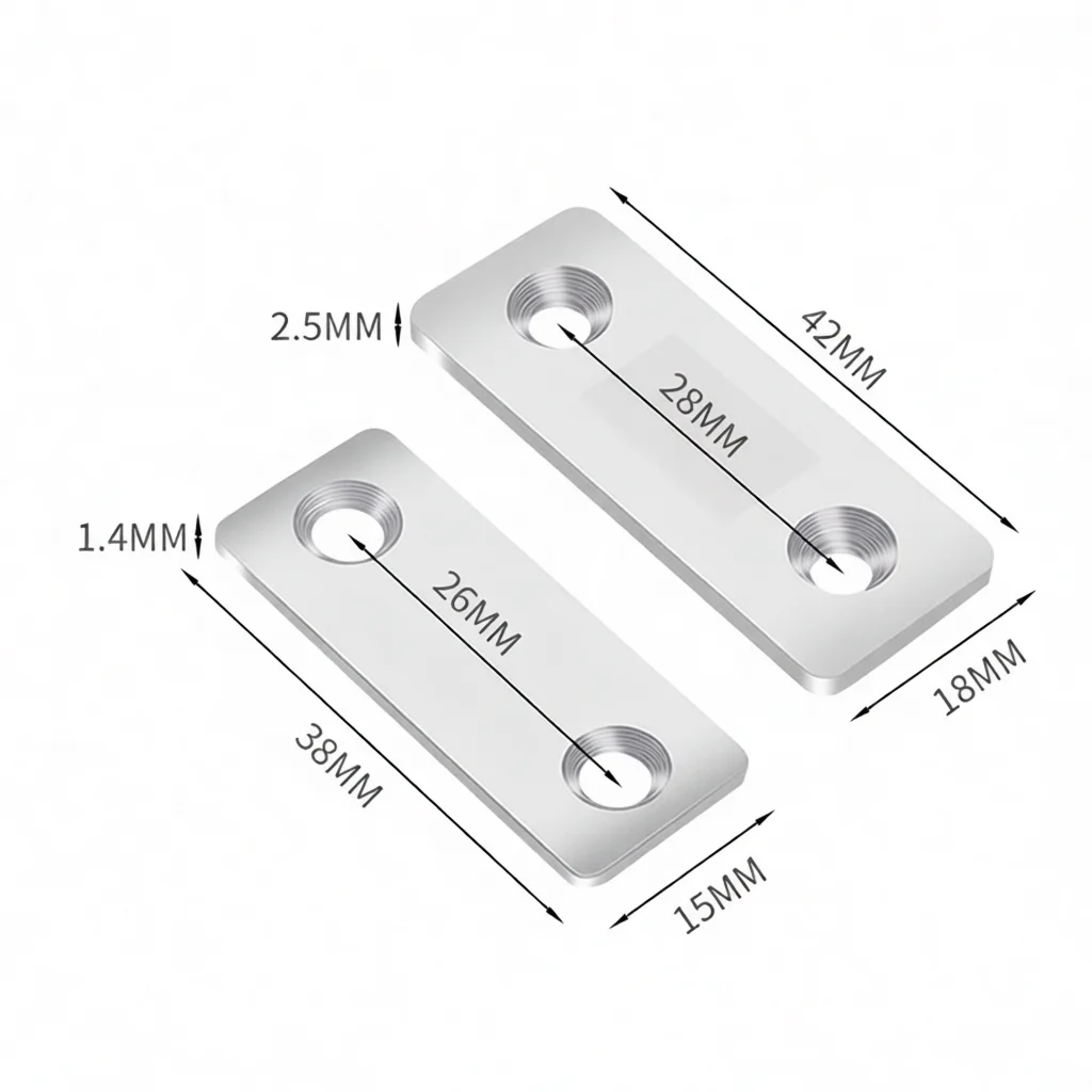 Magnetic Cabinet Catch Invisible Door Stopper Ultra Slim Latch Strong Closer For Kitchen Wardrobe Drawer Hardware Tool