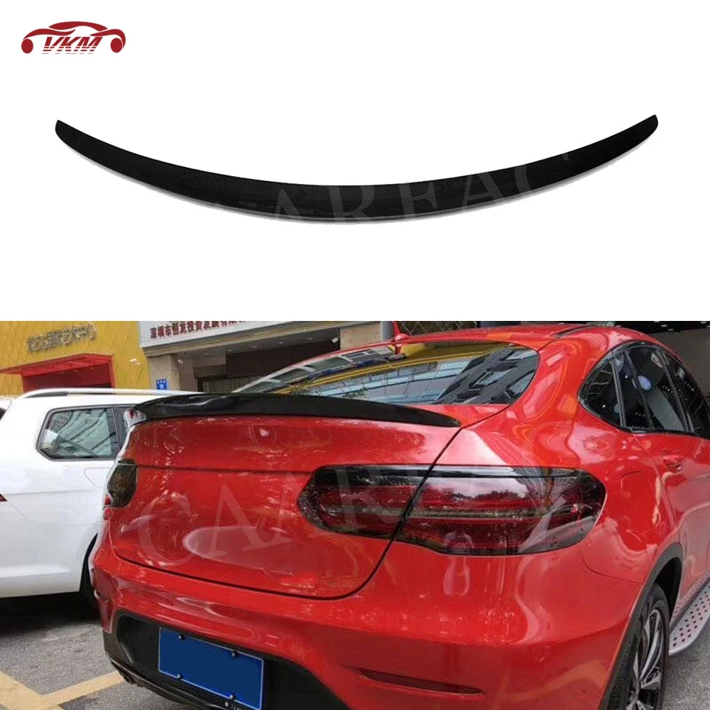 

Carbon Fiber Rear Spoiler for Mercedes Benz GLC Class Coupe W253 C253 GLC250 GLC300 GLC350 2016 - 2019 FRP Rear Trunk Wing