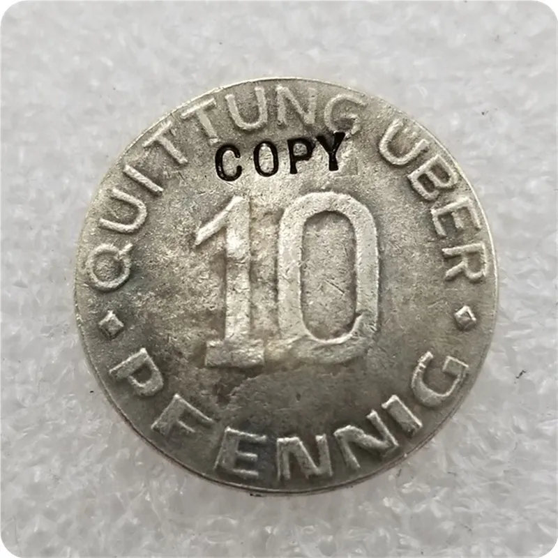 Poland : 1942 10 PFENNIG COPY commemorative coins-replica coins medal coins collectibles