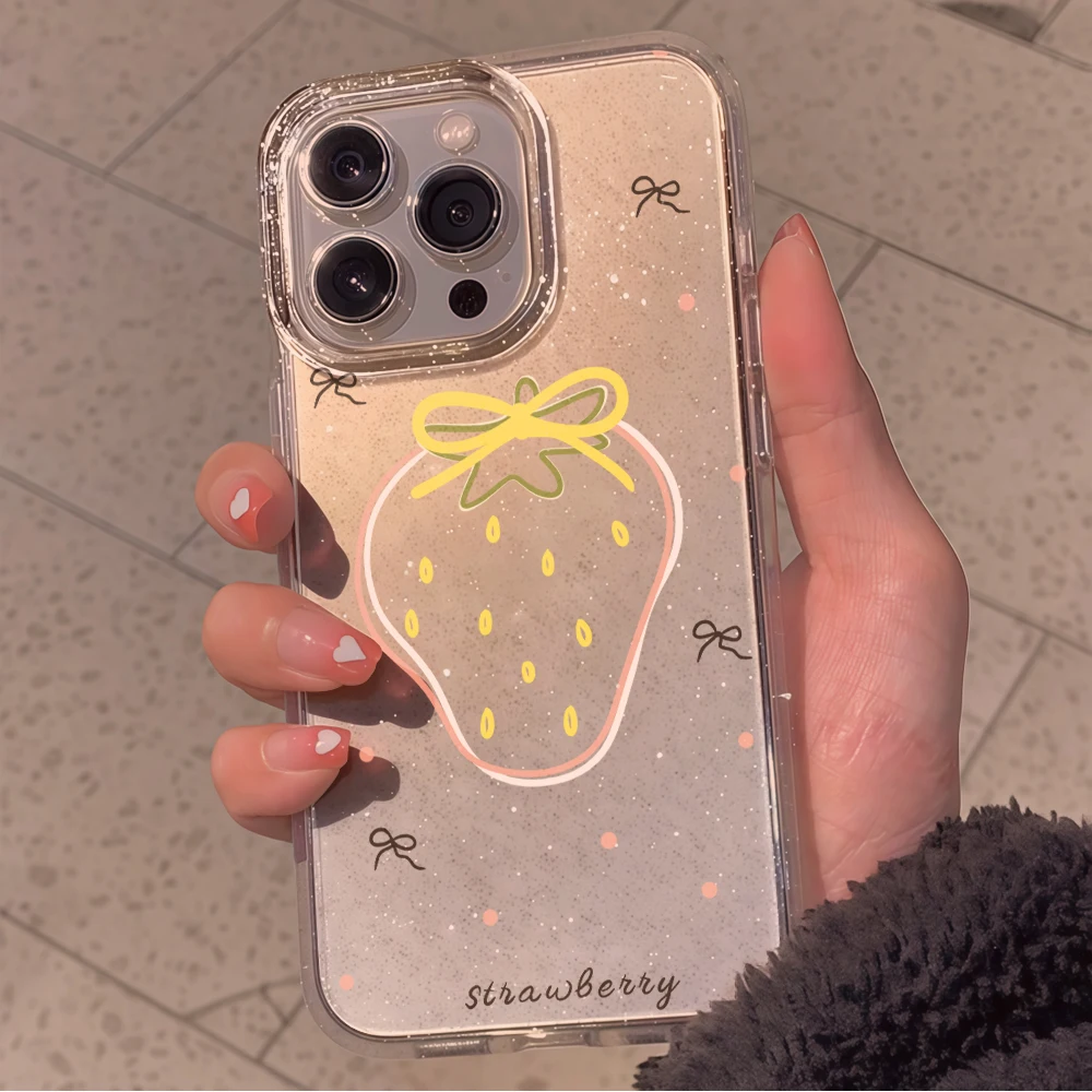 Lüks Sevimli Karpuz Desenli Şe - Glitter Shockproof Case incelemesi ve fiyatı