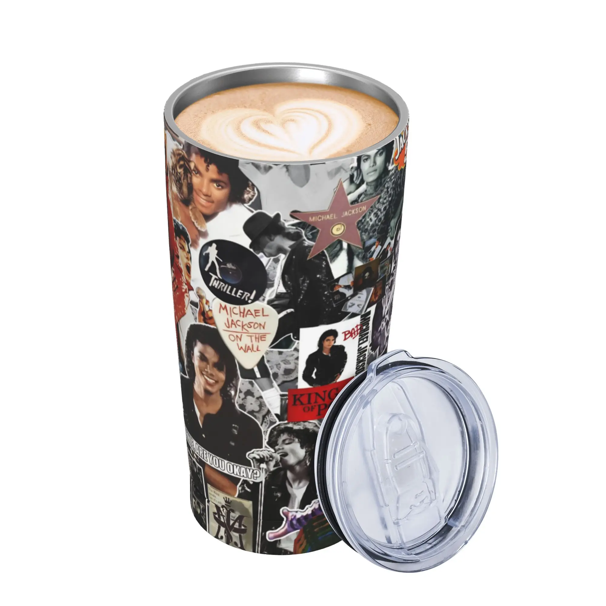 Singer Michael Jacksons MJ Tour 2026 Tumbler Vacuum Insulated  Coffee Cups with Lid Straw Travel Outdoor Mugs Water Bottle 20oz