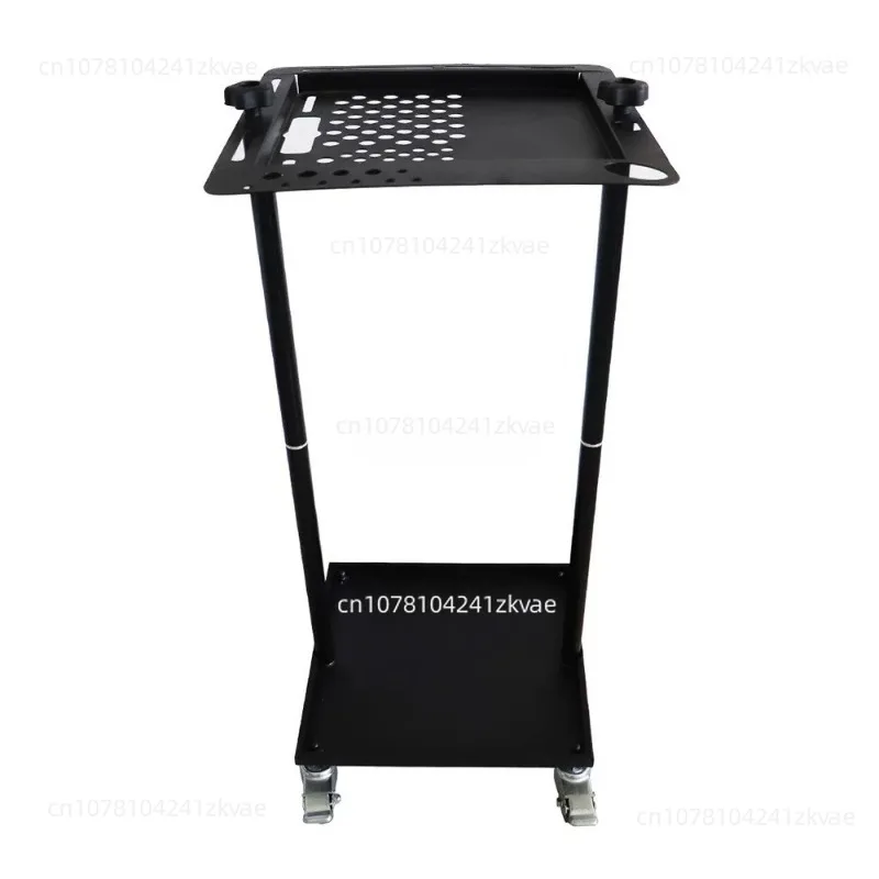 2-Layer Multifunctional Car Dent Repair And Wash Tool Trolley Wheeled Workshop Storage Cart For Auto Maintenance
