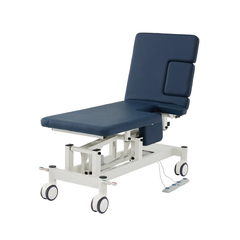

JQ-EL02C Electric High Low Function Cardiology Examination Table Cardiac Table Echo Bed Physio Bed