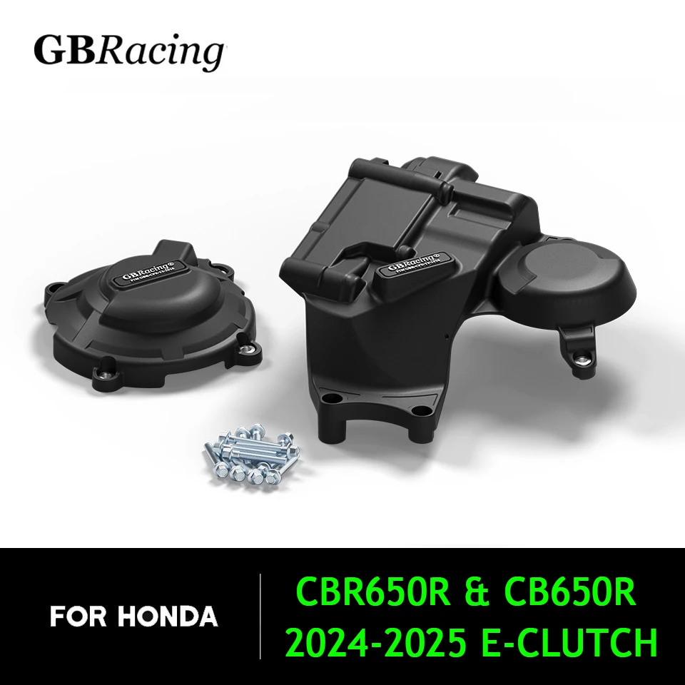 

GBRacing E-Clutch Secondary Engine Cover (2024-2025) + Alternator Cover (2021-2025) Set for HONDA CBR650R & CB650R