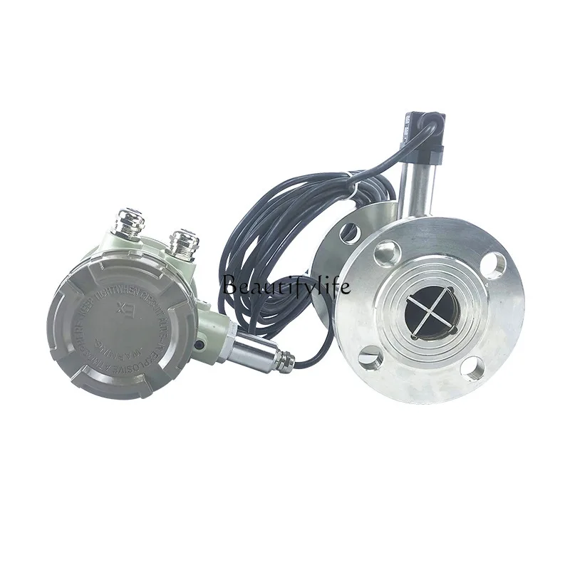 مقياس تدفق التوربينات السائلة الذكي عالي الدقة، شاشة ديجيتال، مستشعر خط أنابيب قياس السائل