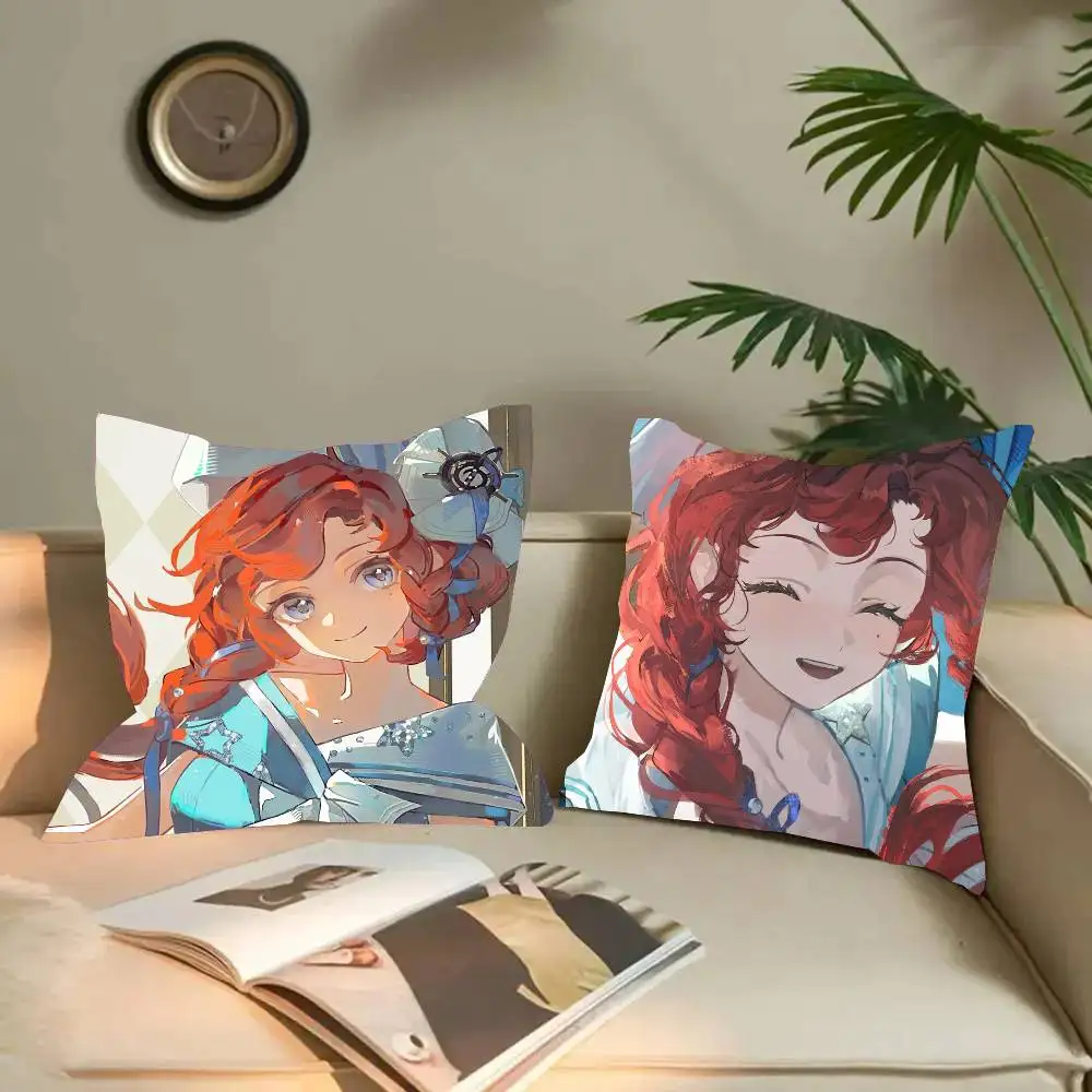 Barcarola Animated Game R-Reverse 1999 Pillow Case Fashion Square Pillowcase Bedroom Sofa Room Ins Decoration Leisure