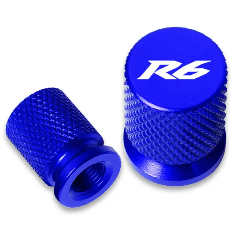 2 قطعة لياماها YZFR6 YZF-R6 YZF R6 R6S دراجة نارية الإطارات صمام منفذ الهواء الجذعية غطاء غطاء التوصيل CNC الألومنيوم اكسسوارات