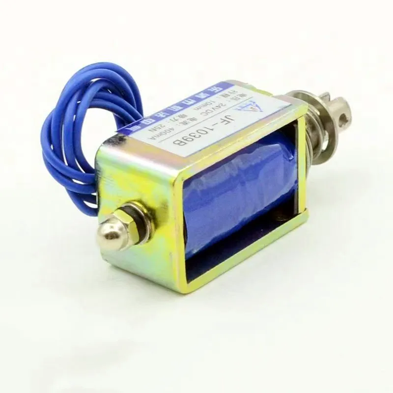 DC 24V 12V 6V 25N 400mA 10mm Push Pull Linear Actuator Electromagnet Solenoid JF-1039B image 6