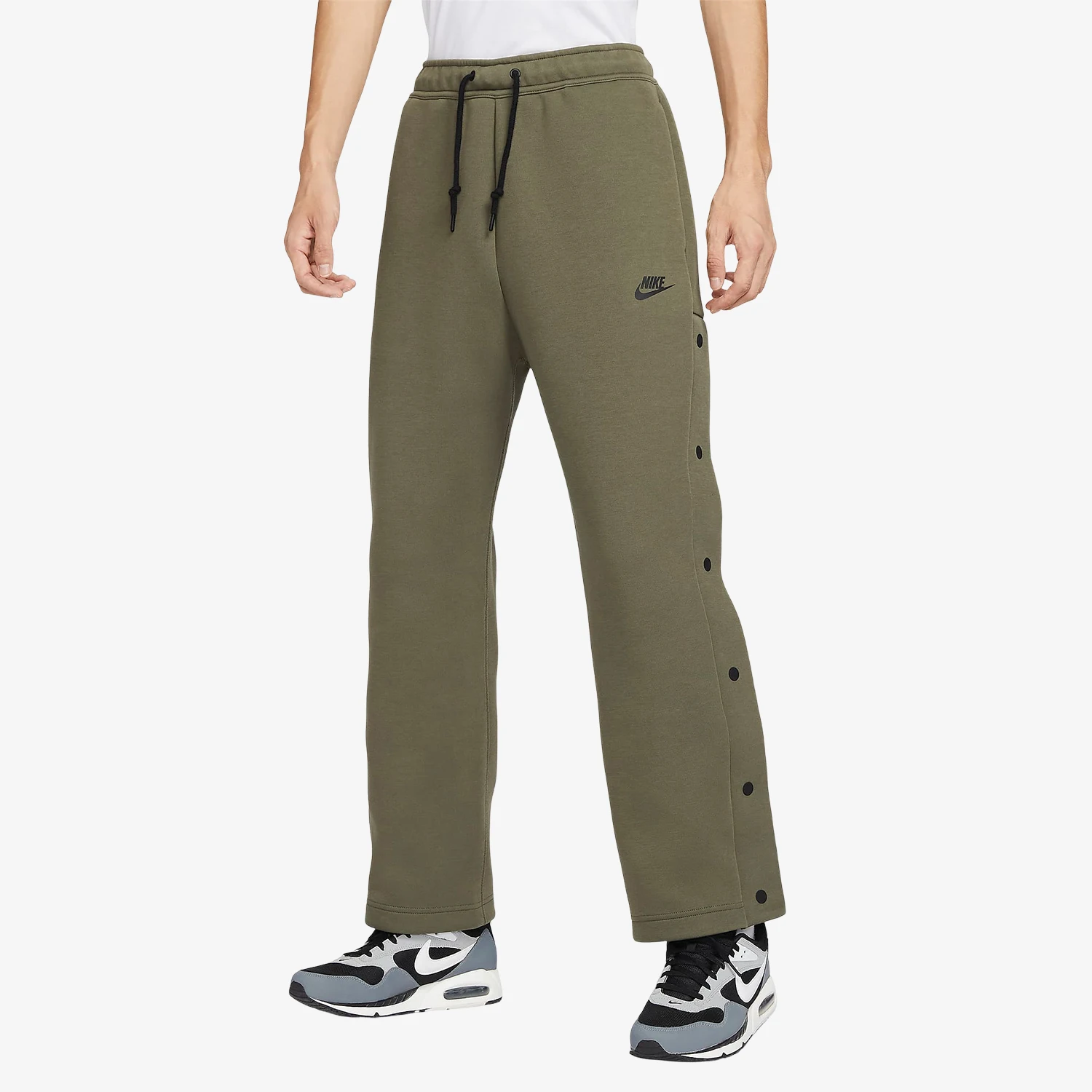 

Nike Genuine Winter New Men's Fashion Loose Side Button Sports Pants FB8015