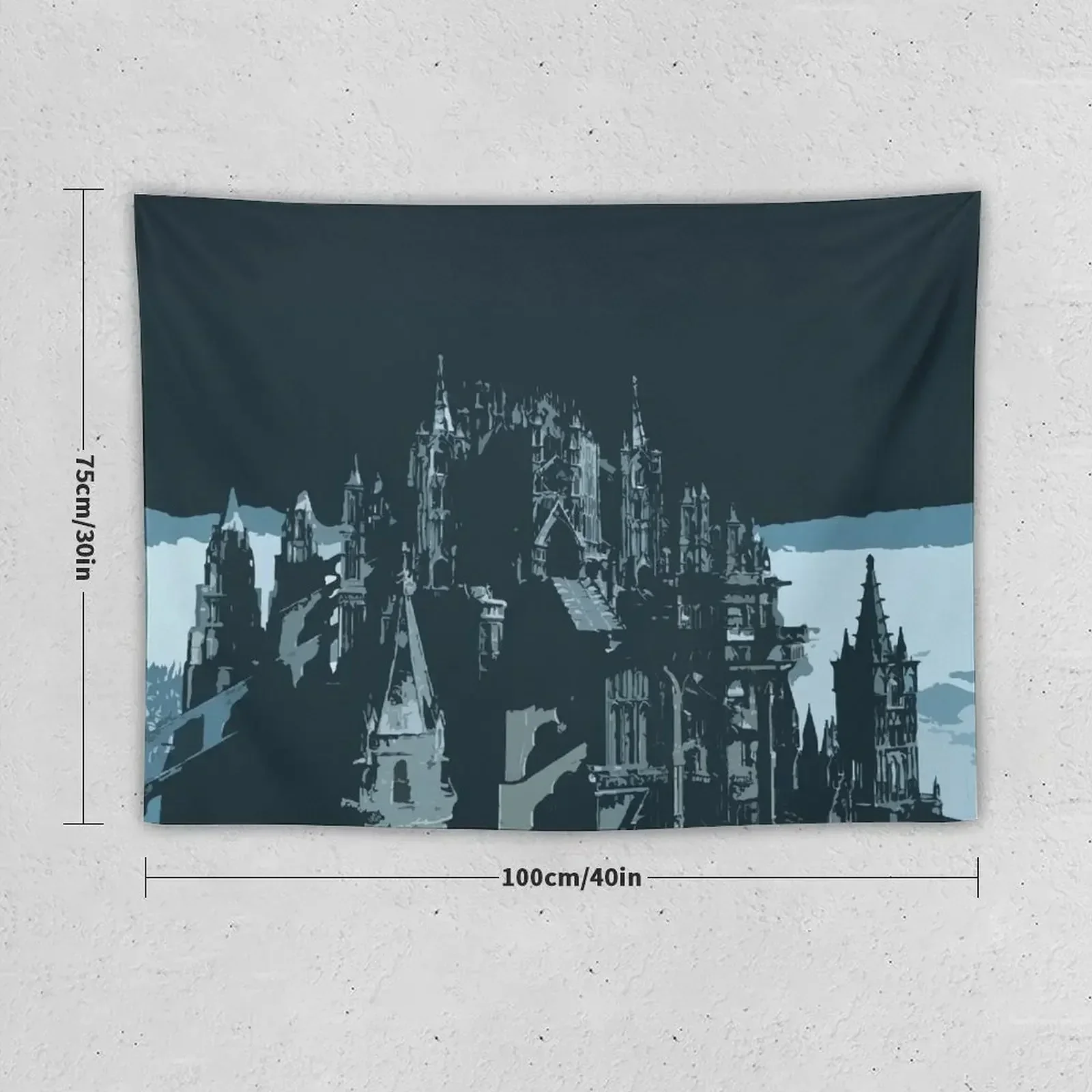 Anor Londo, The Cathedral of Ancient Lords Tapestry Bedrooms Decorations Cute Decor Decoration For Rooms Tapestry