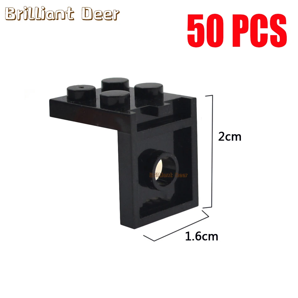 50PCS 2X2 Punkte Figuren Stehen Grundplatte Halter Wand Display DIY MOC Schaufenster Halterung Bausteine Teile Nummer 3956 Kinder Spielzeug