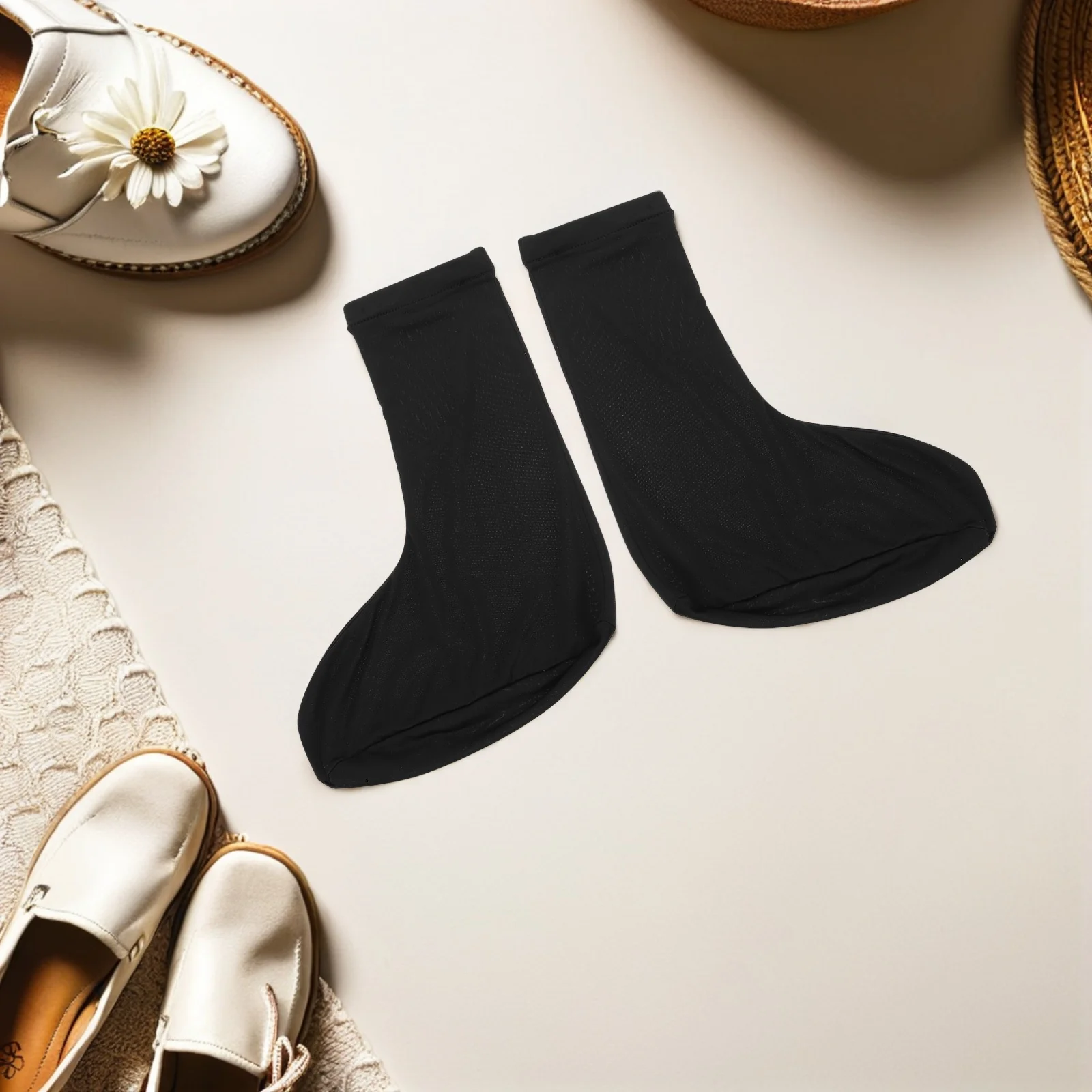 1 زوج مكافحة الرمال أغطية الحذاء مقاوم للماء يندبروف المشي لمسافات طويلة الجراميق تنفس خفيفة الوزن الرمال برهان الجوارب للكرة الطائرة الشاطئية #1