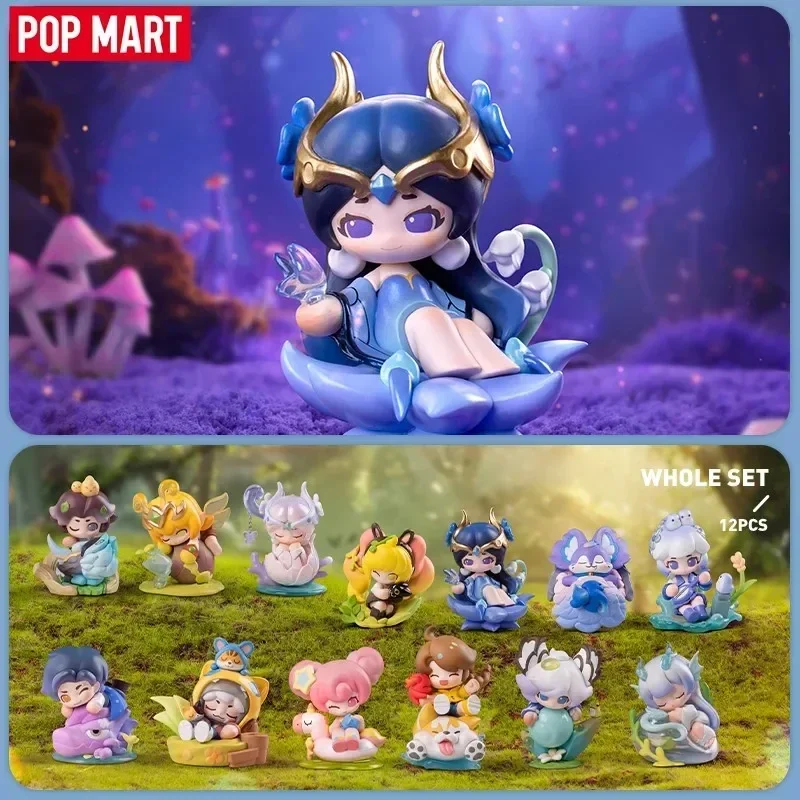 

POP MART King Glory Canyon Sprouts Dream Forest Series, милая аниме-фигурка, кукла, коллекция слепых коробок, сумка для догадок, украшения