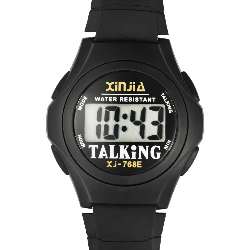 XINJIA-Montre de dehors Numérique pour Homme et Femme, Accessoire Électronique et Décontracté, Disponible en poumons, Arabe, Russe, Coréen, Nouveau