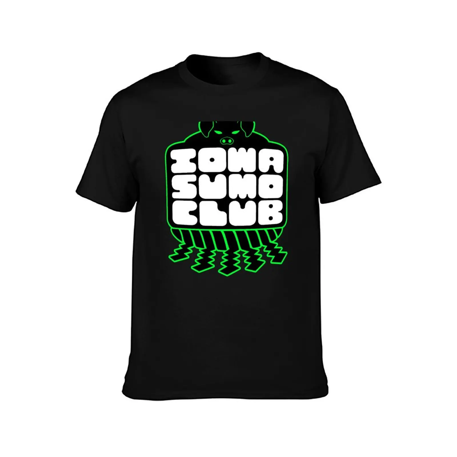 Iowa Sumo Club Logo T-Shirt Sporty Breathable Short Sleeve T-Shirt