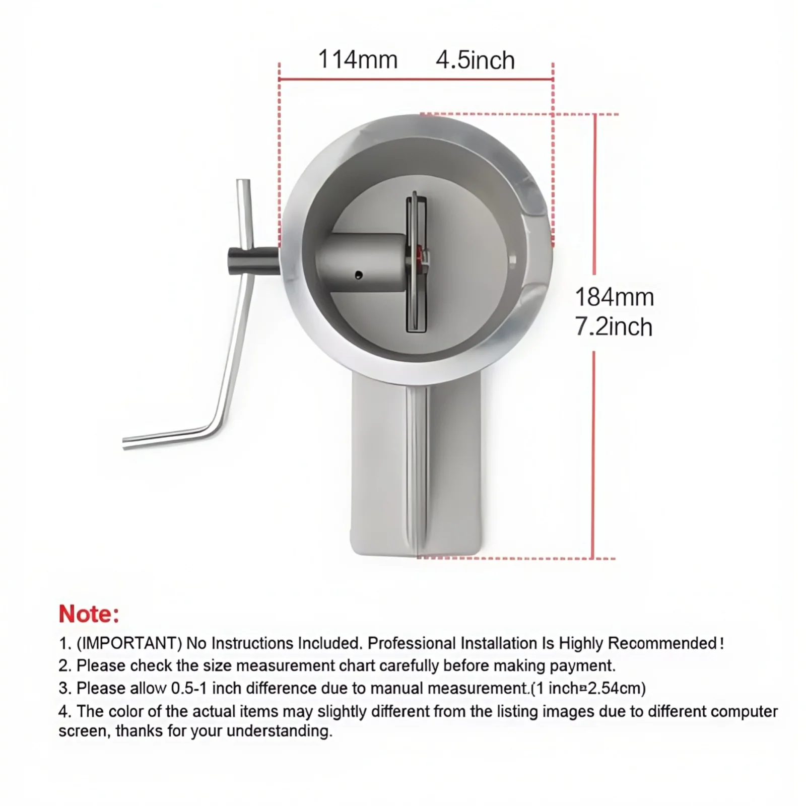 Manual Piston Ring End Gaps Filer Tool Come With 140/170 Grit Grinding Wheel Precise Cutting Wheel Replaces 80514 91089408