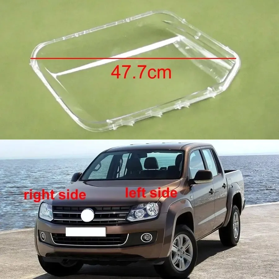 

For Volkswagen VW Amarok 2011-2022 Headlamp Housing Transparent Mask Cover Headlight Shell Plexiglass Replace Original Lens