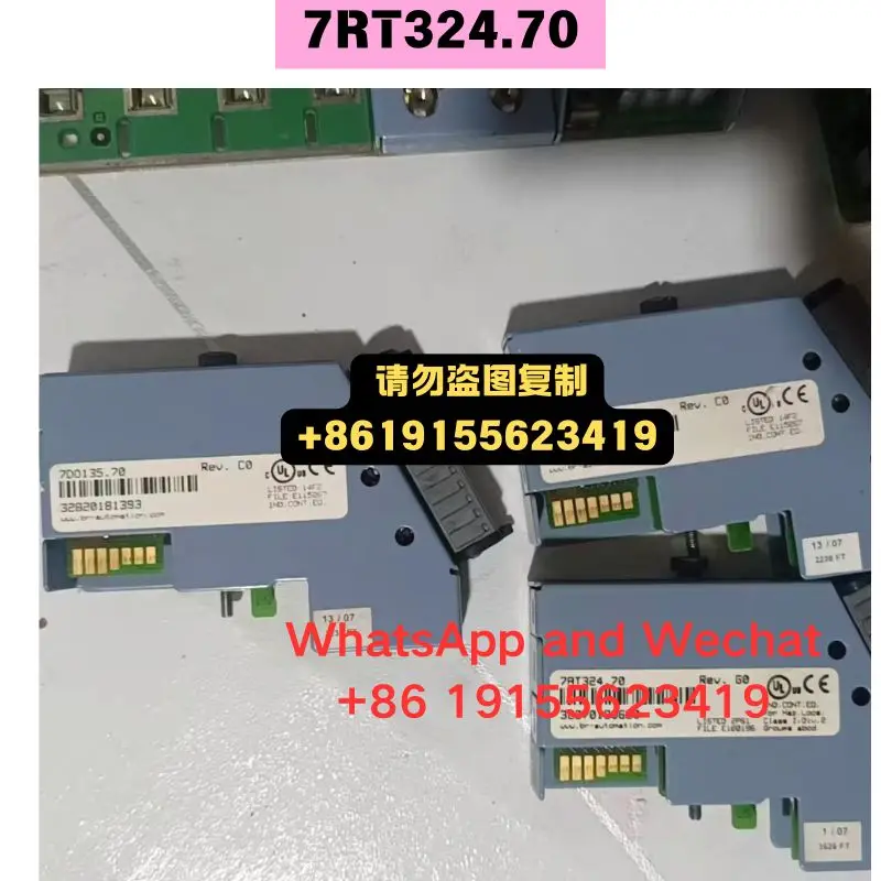 Brand new Original imported and used OEM disassembled parts 7RT324.70 PLC module Functional test OK Quick delivery