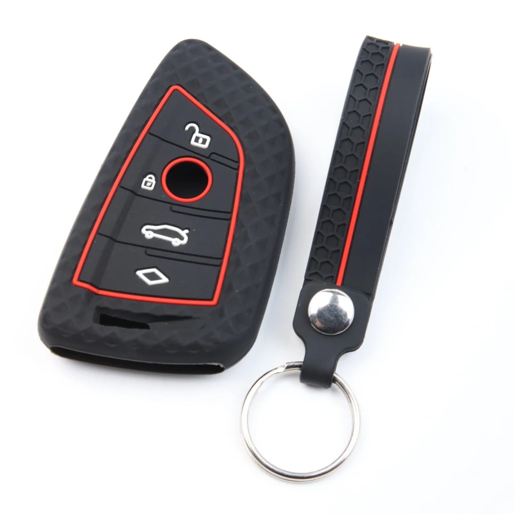 Car Key Case Cover Bag For Bmw F20 G20 G30 X1 X3 X4 X5 G05 X6 X7 G11 F15 F16 G01 G02 F48 Accessories Holder Shell Keychain