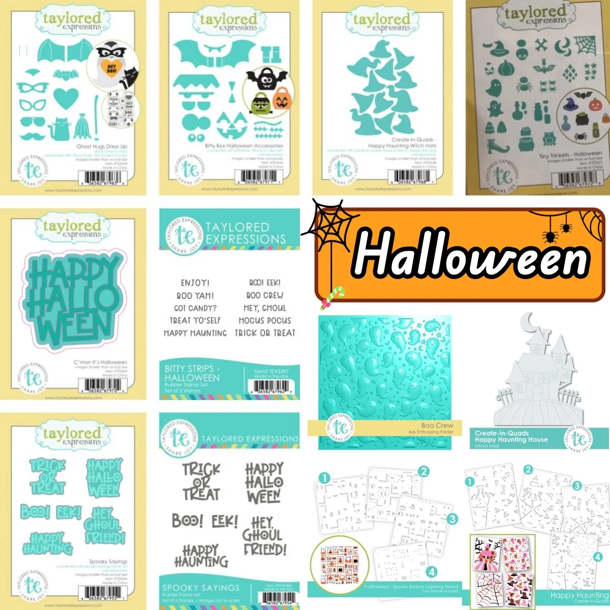 Halloween Haunting House Witch Hats Metal Cutting Dies Clear Stamps Stencil Hot Foil For DIY Scrapbook Paper 2026 Newest